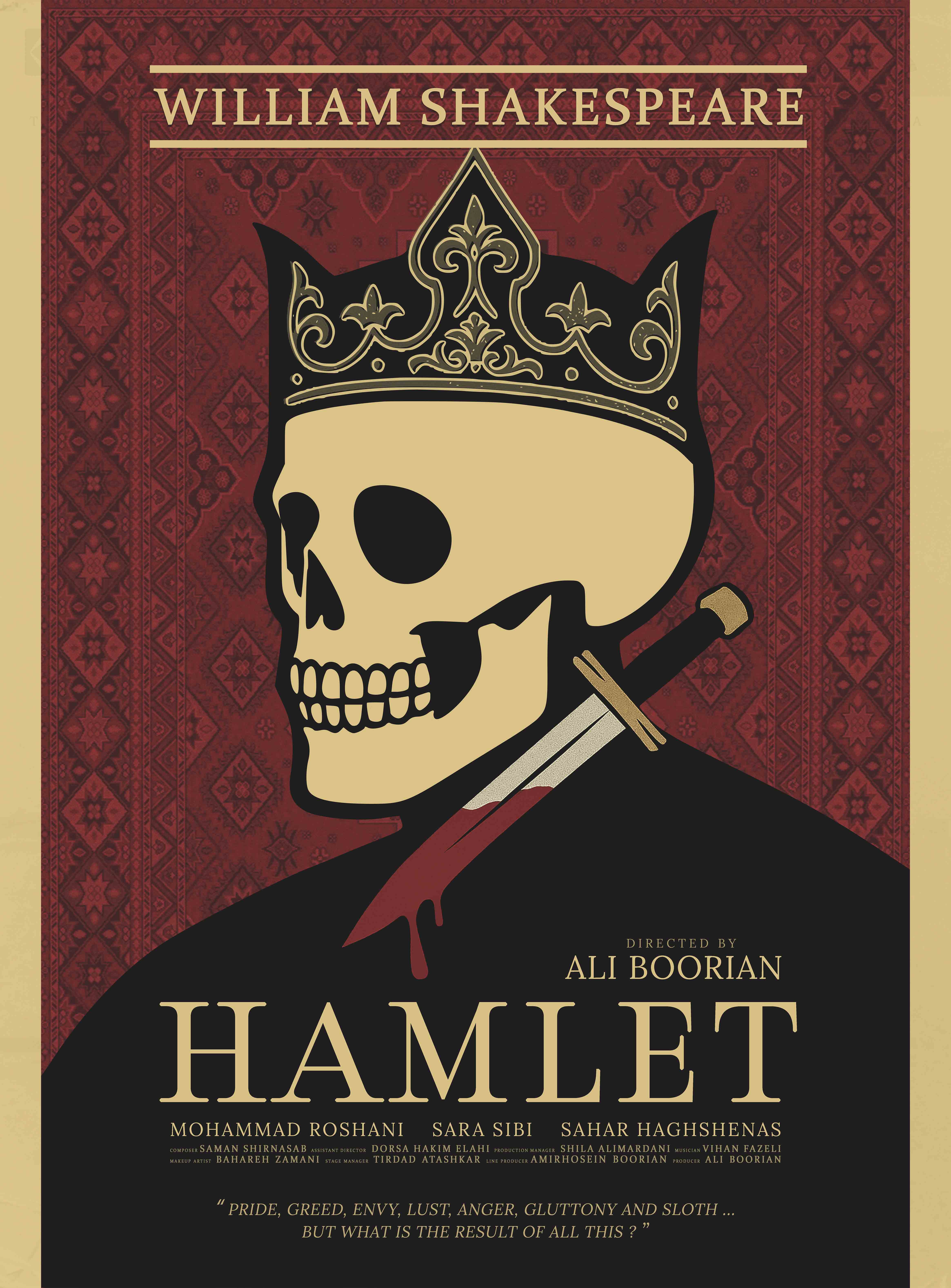The play Hamlet by the Namay-e Nazdik Theater Group has been selected among 42 works from various countries. These performances will take place from October 16 to 26, 2025, in the city of Ankara. Hamlet will be staged on October 22 at 8:00 p.m. in the Yılmaz Güney Hall.

The festival, held under the theme “Theater and the City,” is organized in collaboration with the Center for Art, Culture, and Migration Activities (KOSAGEM) and several municipalities of Ankara. The aim of this event is to promote theater as a means of dialogue and cultural exchange within the urban space.

The Namay-e Nazdik Group will participate in the festival with its production of Hamlet, which combines elements of traditional Iranian theater—such as Ta’zieh and Pardeh-khani—with Shakespeare’s classic text. This participation offers an exceptional opportunity to present Iranian art and culture on an international stage.